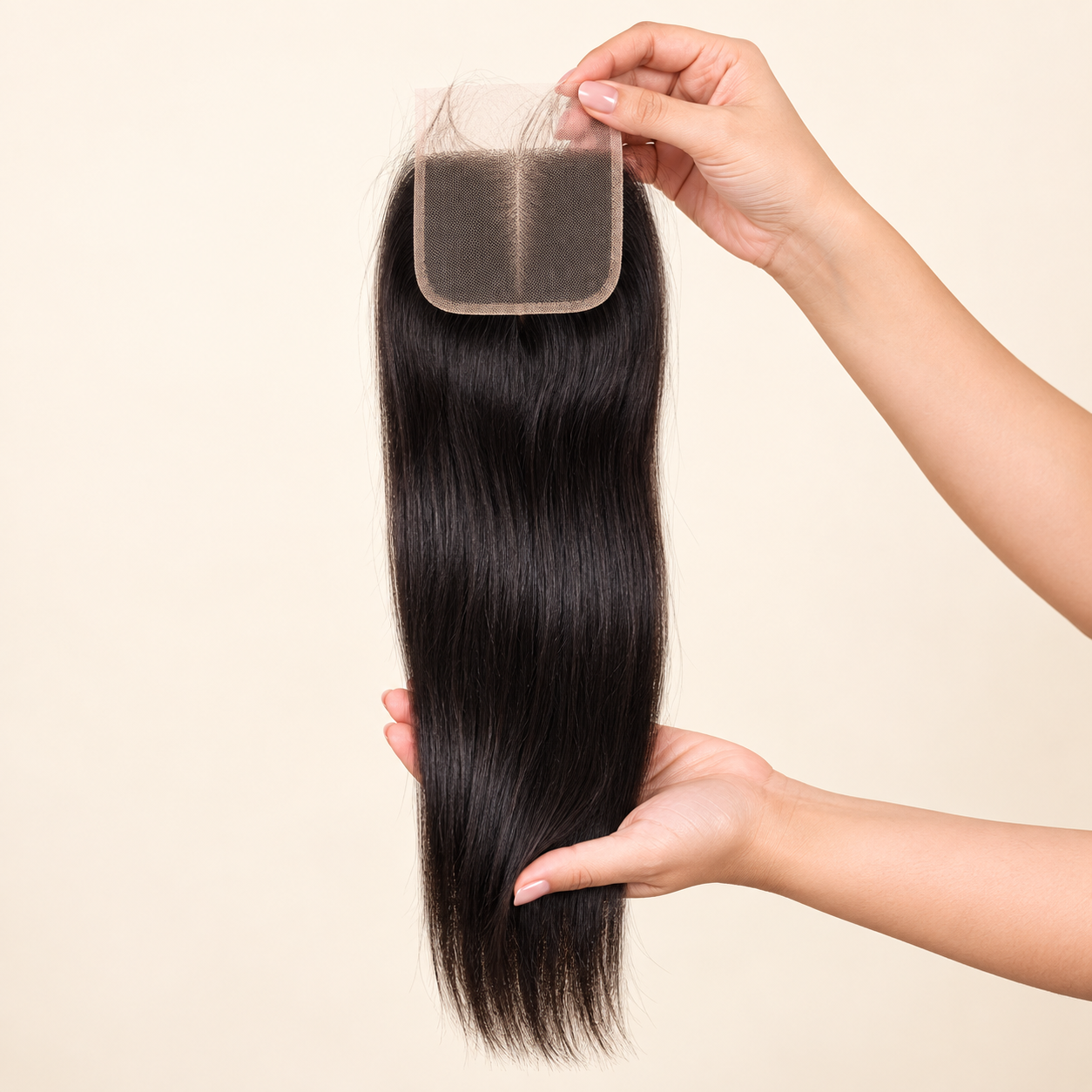Closure / Frontal 16" 16 inch Straight Natural Black