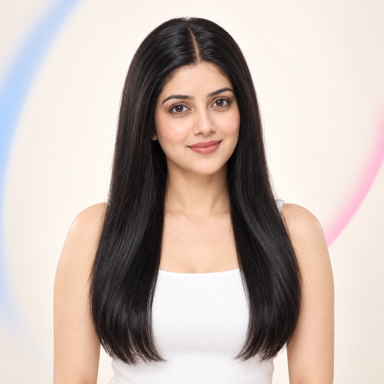 Priheel natural human-hair lace closure wig